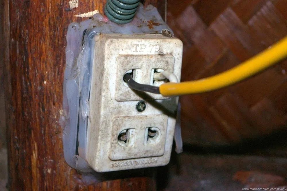 Faulty wiring connection